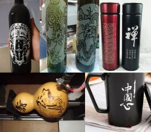 泉州晋江酒瓶葫芦工艺品激光雕刻机